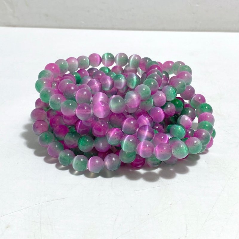 8mm Aura Selenite Bracelets Wholesale -Wholesale Crystals