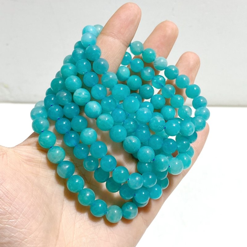 8mm High Quality Amazonite Bracelet Wholesale - Wholesale Crystals
