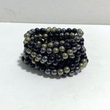 8mm Pyrite Black Tourmaline Mixed Hematite Bracelets Wholesale -Wholesale Crystals