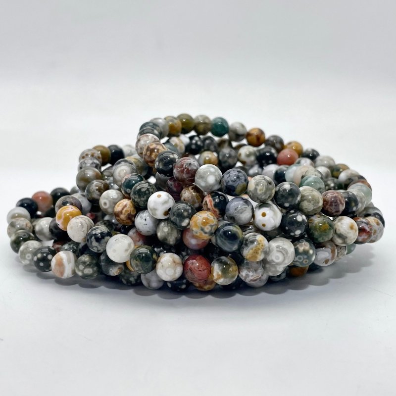 8th Vein Ocean Jasper Bracelet Wholesale - Wholesale Crystals