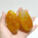 9 Pieces Beautiful Agate Tiger Carving - Wholesale Crystals