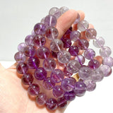 9 Pieces Light Color Amethyst Bracelets - Wholesale Crystals