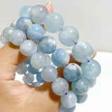 9 Pieces Normal Quality Aquamarine Bracelets -Wholesale Crystals