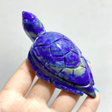 25 Pieces Lapis Lazuli Sea Turtles Carving