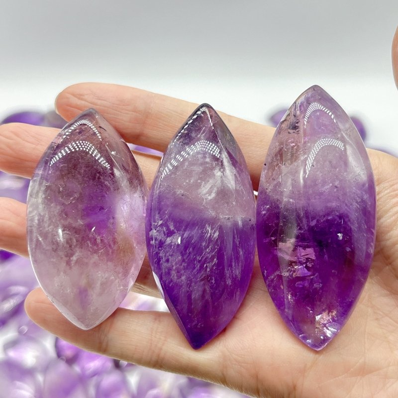 91 Pieces Amethyst Leaf Carving - Wholesale Crystals