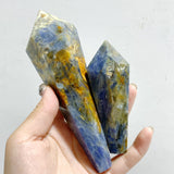 22 Pieces Blue Kyanite Mixed Quartz Magic Scepter Wand Closeout