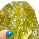 Large Citrine Raw Stone Specimen With Beautiful Rainbow #2