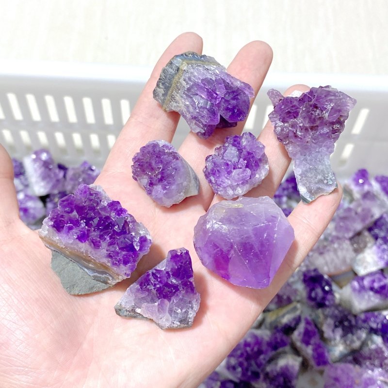 9.5kg Small Amethyst Cluster Clearance - Wholesale Crystals