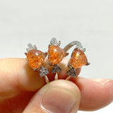 97 Pieces Beautiful Sunstone Heart Shape Ring 1 - Wholesale Crystals