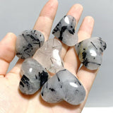 97 Pieces Black Tourmaline Heart - Wholesale Crystals