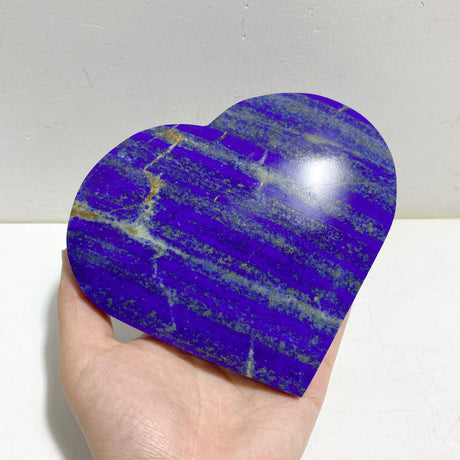 6 Pieces Large Lapis Lazuli Heart