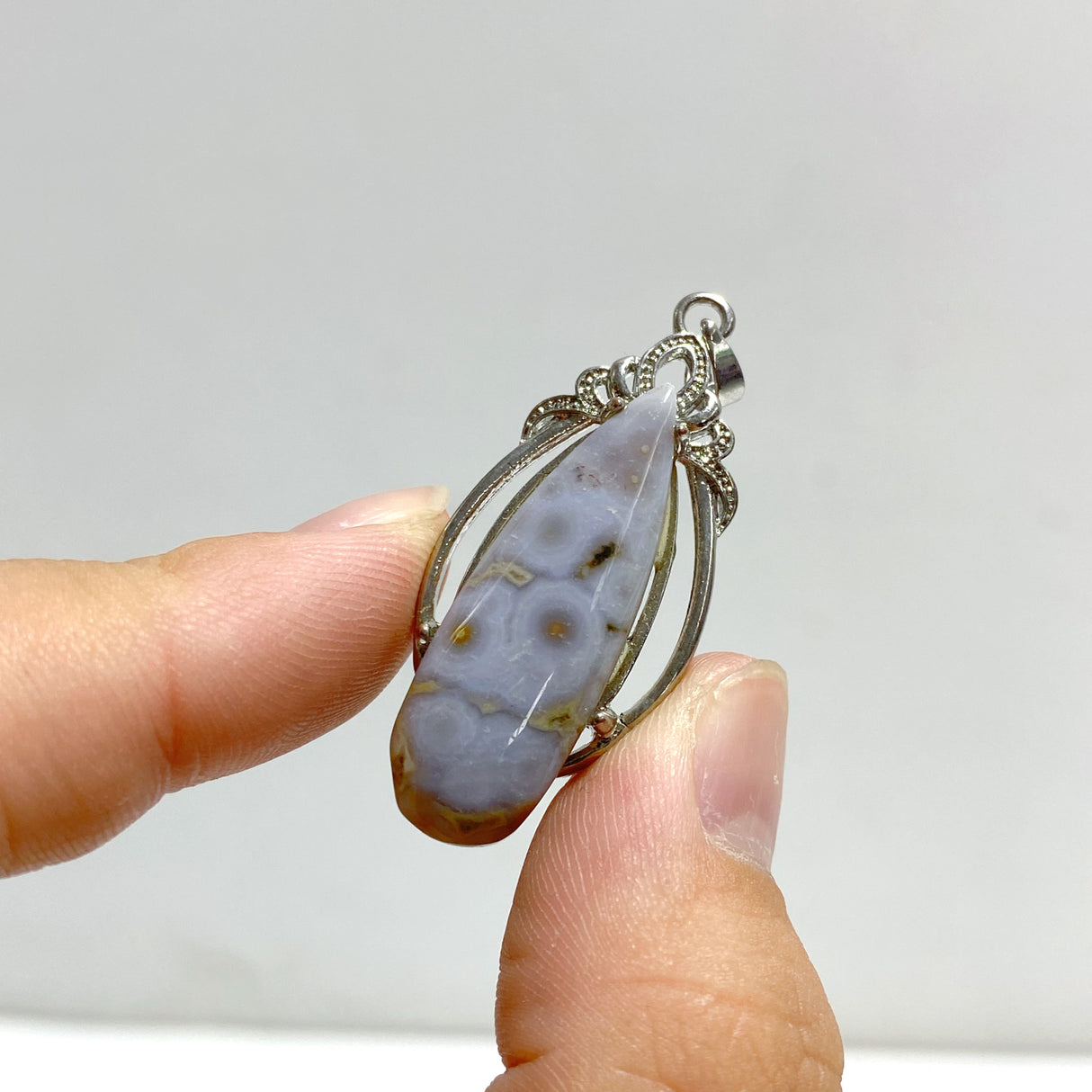 40 Pieces 8th Vein Ocean Japser Pendants