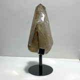 Unique Smoky Quartz Point With Rainbow With Stand