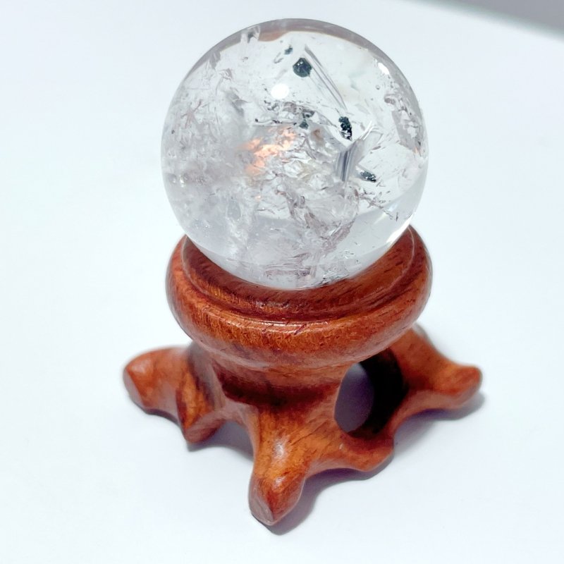 A100 Enhydro Quartz Sphere With Moving Bubble - Wholesale Crystals