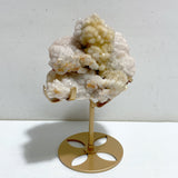 2 Pieces Raw Stilbite Specimen With Stand #4