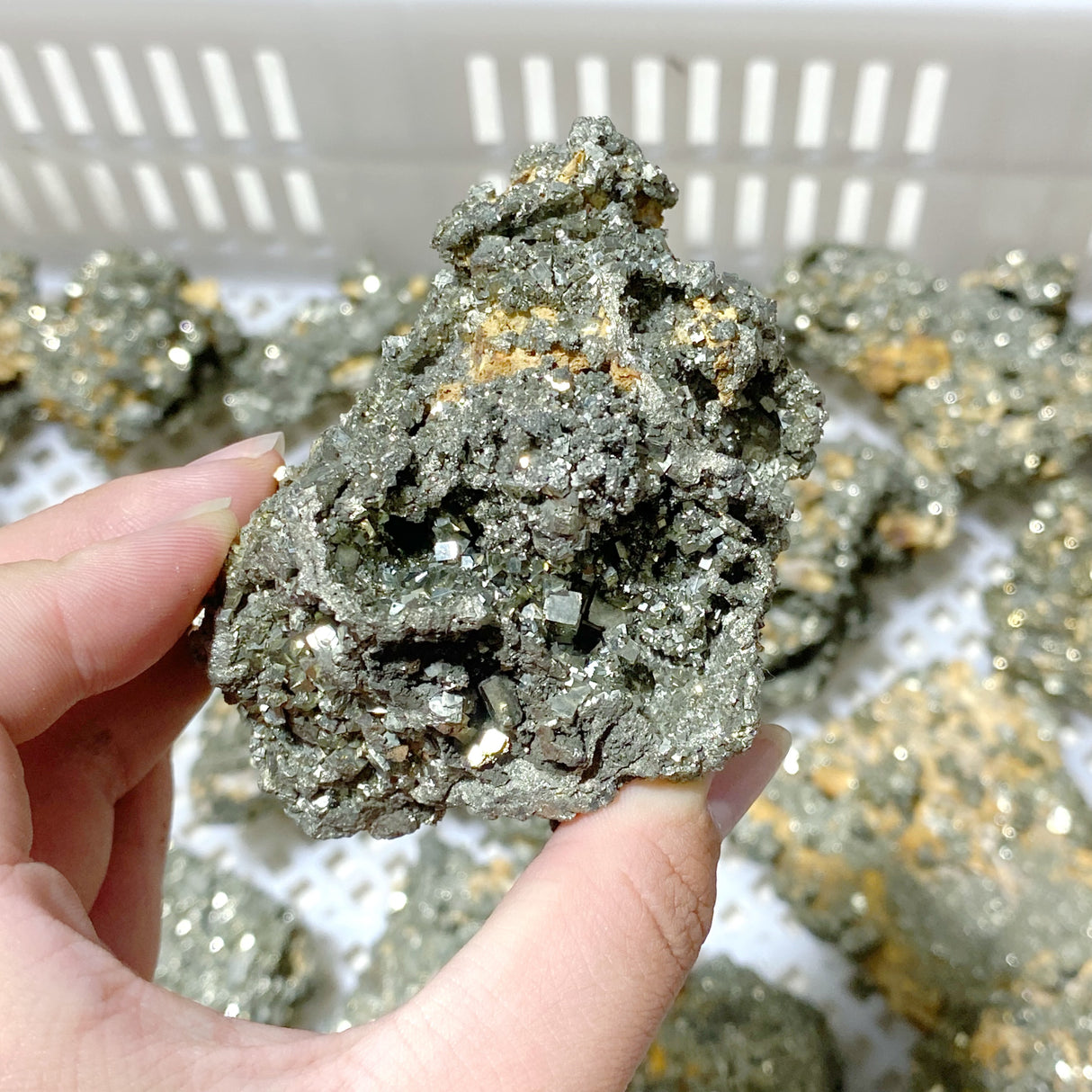 45 Pieces Raw Pyrite Stones (Sea Freight Only)