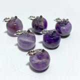 14 Types Small Apple Carving Wholesale Clear Quartz Green Aventurine Lepidolite