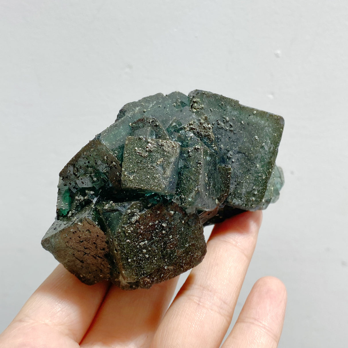 15 Pieces Raw Stone Fluorite Mixed Pyrite