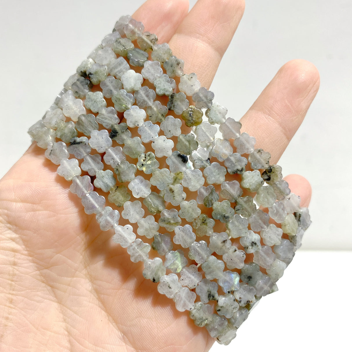 22 Types Flower Shape Bracelets Wholesale Green Aventurine Amazonite Moss Agate
