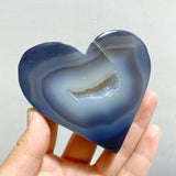 20 Pieces Geode Druzy Agate Heart