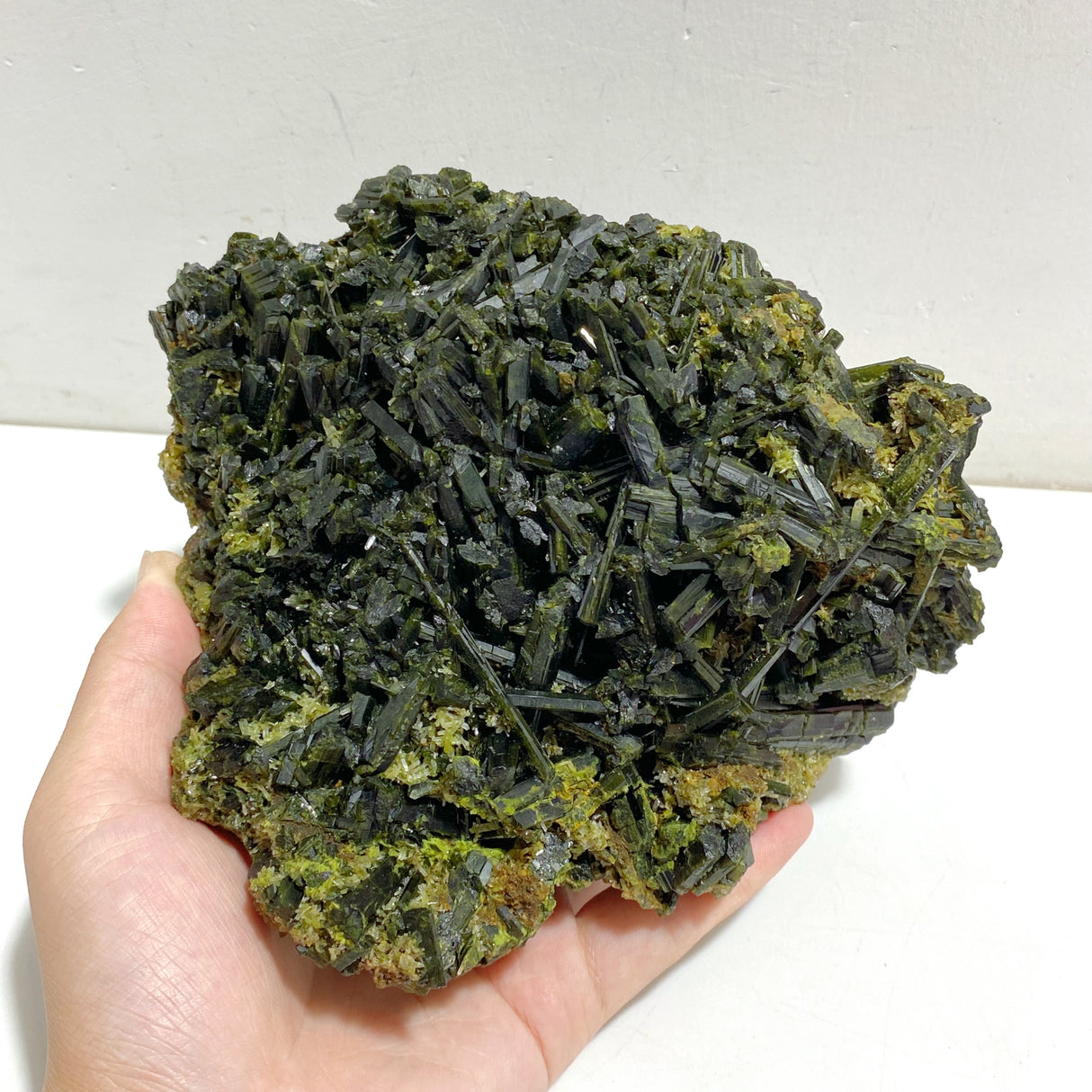 4 Pieces Large Raw Epidote Stone Specimen