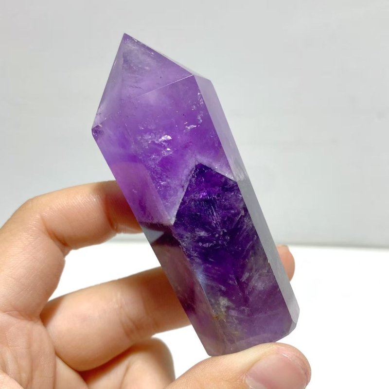 Amethyst Phantom Mountain Cupcake Shape Points Wholesale - Wholesale Crystals