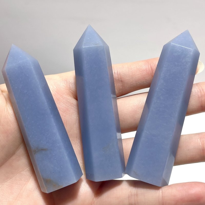 Angelite Point Tower Wholesale - Wholesale Crystals