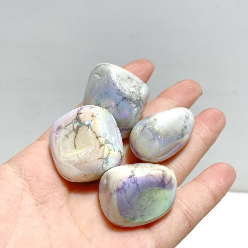 Aura Howlite Tumbled Wholesale - Wholesale Crystals