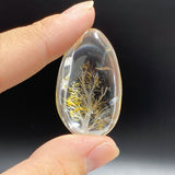 2 Pieces Scenery Garden Quartz Inner Scene Carving