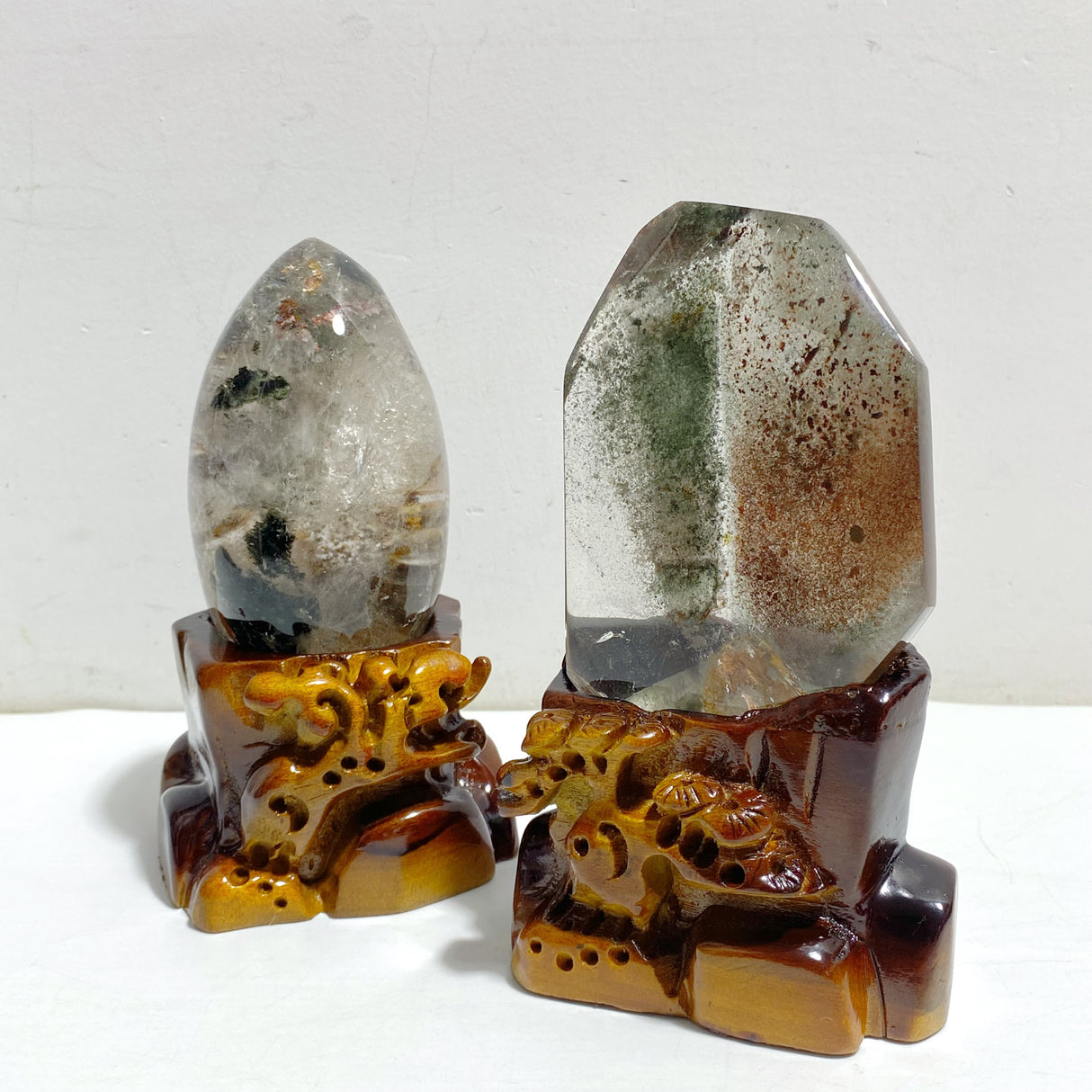 2 Pieces Garden Quartz With Stand
