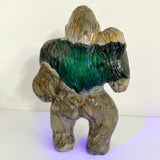 Unique Volcano Agate King Kong Ape Carving #9