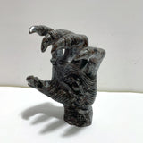 Yooperlite Stone Witchcore Demon Hand Carving