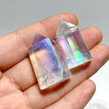 190 Pieces Aura Clear Quartz Crystal Tower Point