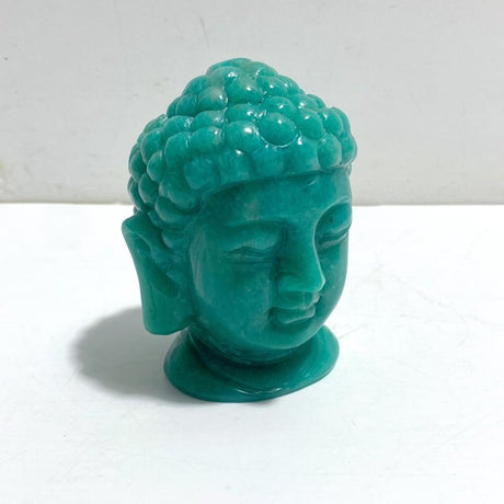 Beautiful Amazonite Buddha Head Carving - Wholesale Crystals