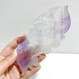 Beautiful Amethyst Butterfly Wing Carving With Stand - Wholesale Crystals