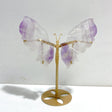 Beautiful Amethyst Butterfly Wing Carving With Stand - Wholesale Crystals