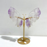 Beautiful Amethyst Butterfly Wing Carving With Stand - Wholesale Crystals