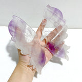 Beautiful Amethyst Butterfly Wing Carving With Stand - Wholesale Crystals