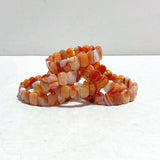 Beautiful Carnelian Cut Faceted Bracelet Wholesale - Wholesale Crystals