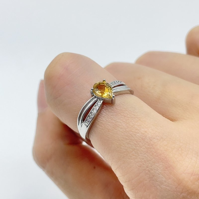 Beautiful Citrine Cut Faceted Ring Wholesale - Wholesale Crystals