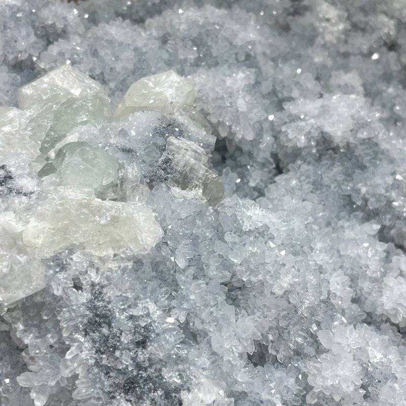 Beautiful Clear Quartz Mixed Apophyllite Mineral Specimen - Wholesale Crystals