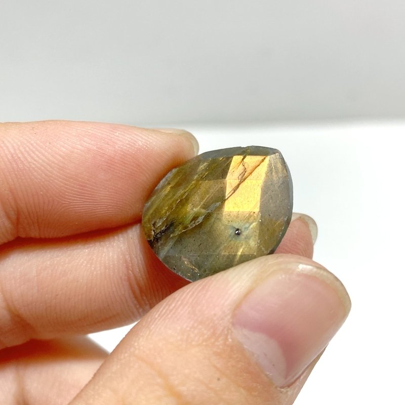 Beautiful Cut Faceted Labradorite Heart Shape DIY Pendants Wholesale - Wholesale Crystals