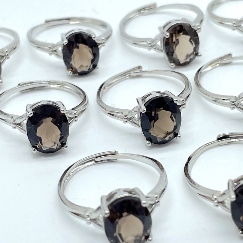 Beautiful Cut Faceted Smoky Quartz Ring Wholesale - Wholesale Crystals