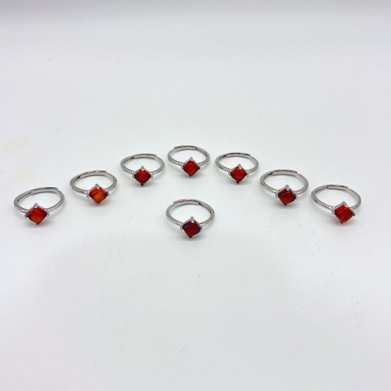 Beautiful Garnet Rhombus Ring Wholesale - Wholesale Crystals