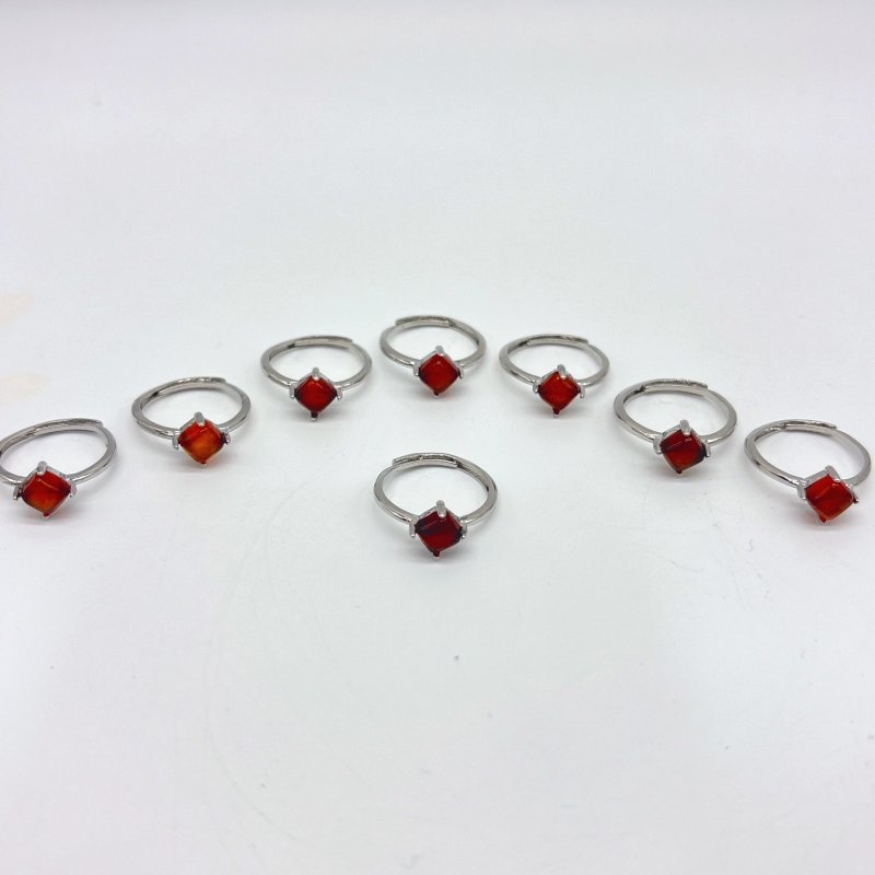 Beautiful Garnet Rhombus Ring Wholesale - Wholesale Crystals