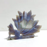 Beautiful Geode Druzy Agate Nine - tailed Fox Carving 8 - Wholesale Crystals
