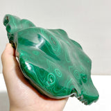 Beautiful High Quality Polished Malachite Stone With Stand -Wholesale Crystals
