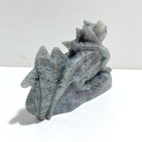 Beautiful Labradorite Flying Dragon Castle Carving -Wholesale Crystals