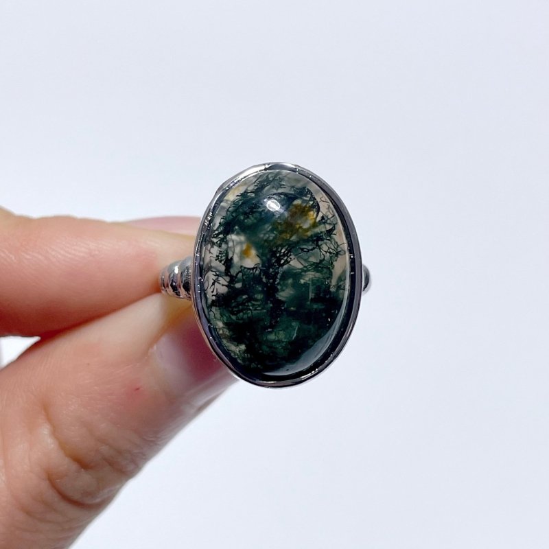 Beautiful Moss Agate Ring Wholesale - Wholesale Crystals