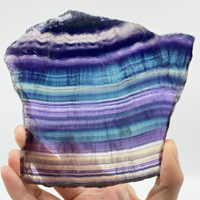 Beautiful Rainbow Fluorite Slab Wholesale -Wholesale Crystals
